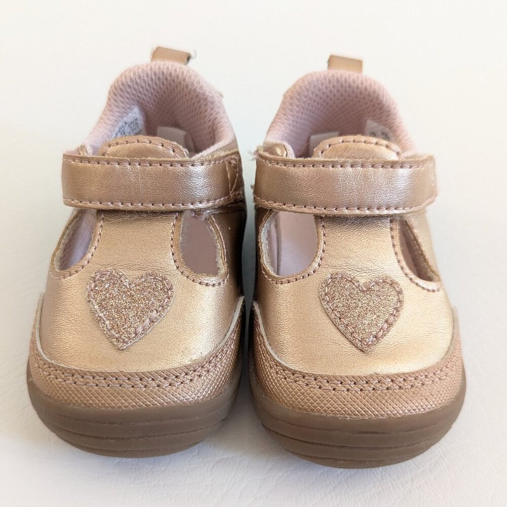 Stride Rite Mariella Toddler Girls Shoes Size 3M Gold